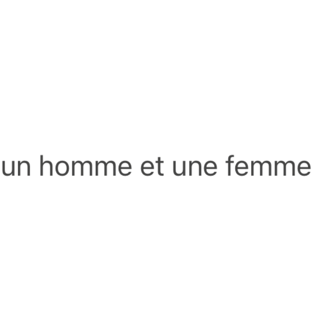 un homme et une femme