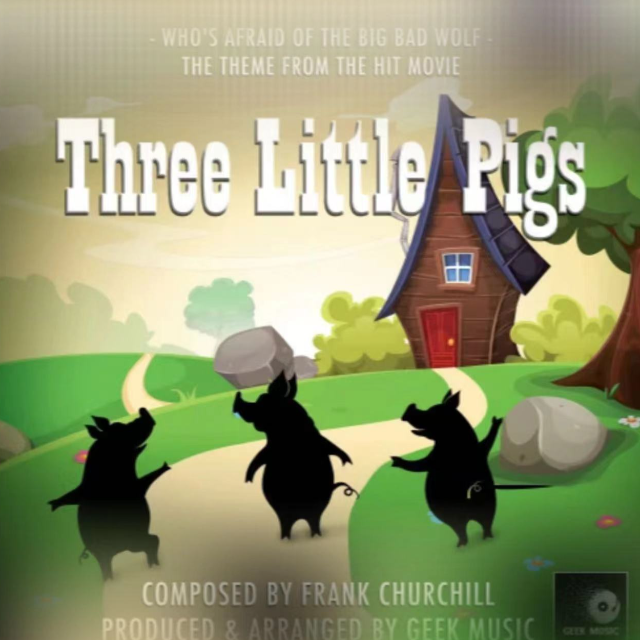 迪士尼兒歌《三只小豬》鋼琴獨奏譜