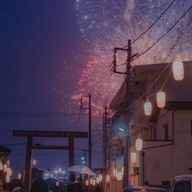 煙花綻放的瞬間（原調）唯美